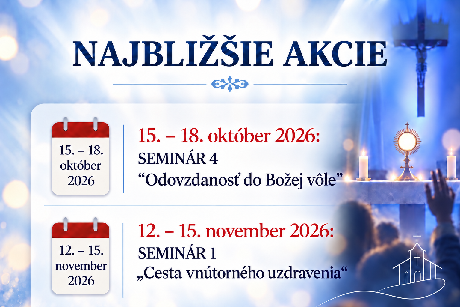 najbližšie akcie